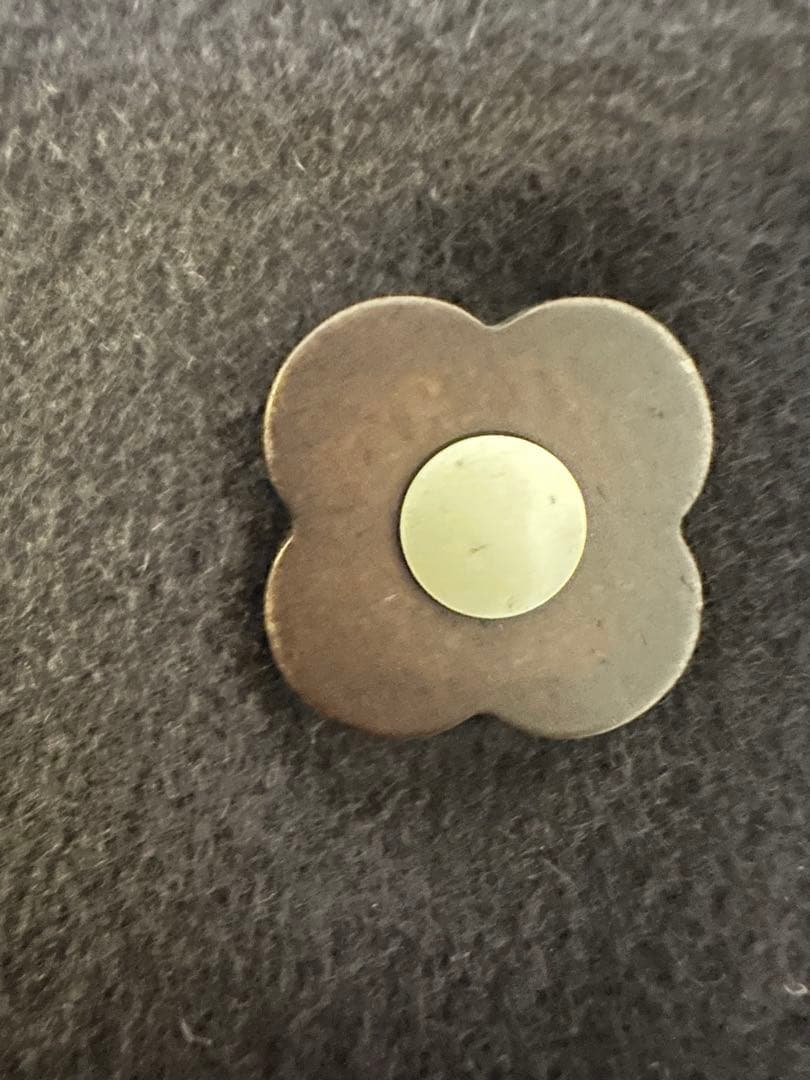 LARDINI チェスターコート 花ブローチ付き