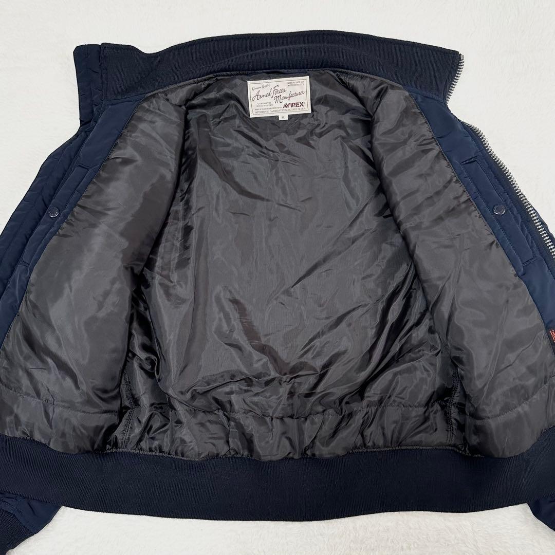 美品✨アヴィレックス USAF 70周年記念 MA-1 ネイビー ジャケット M