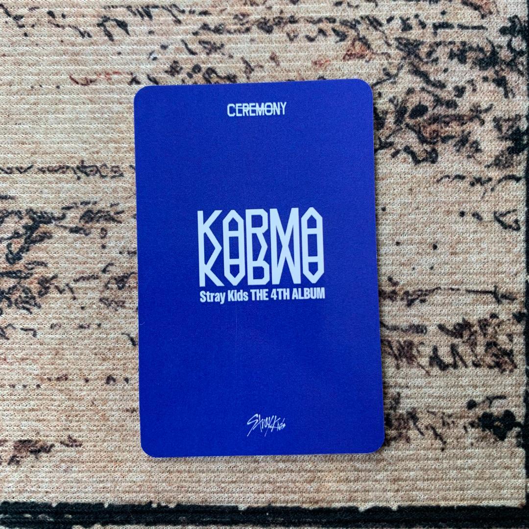 リノ Straykids サノク KARMA 事前収録 スキズ 韓国 トレカ