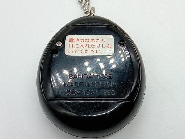 【動作確認済】デビルっちのたまごっち　ブラック　裏蓋ネジ破損あり　SHB74