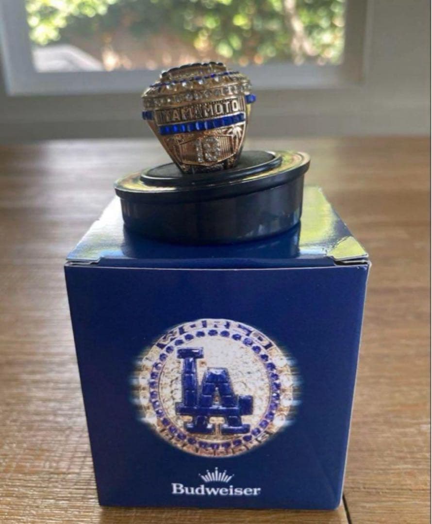 山本由伸　リング　ワールドチャンピオン　ドジャース　来場者限定　8000個限定