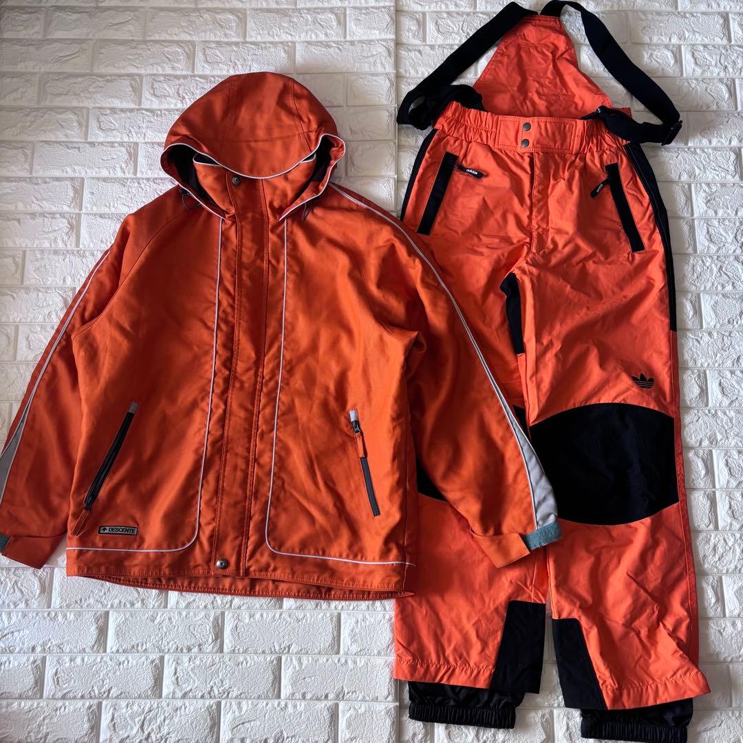 adidas デサント製 パンツ＆オールド デサントウエア セットアップ XL