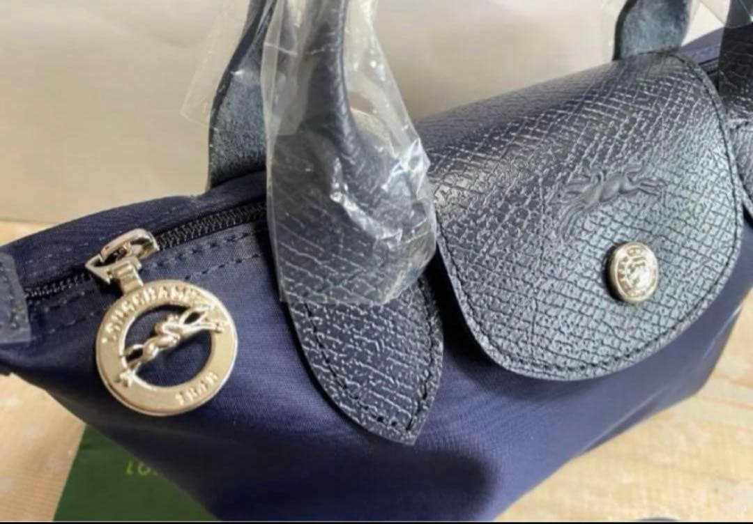 ロンシャン 2way ミニバッグ ネイビー★新品