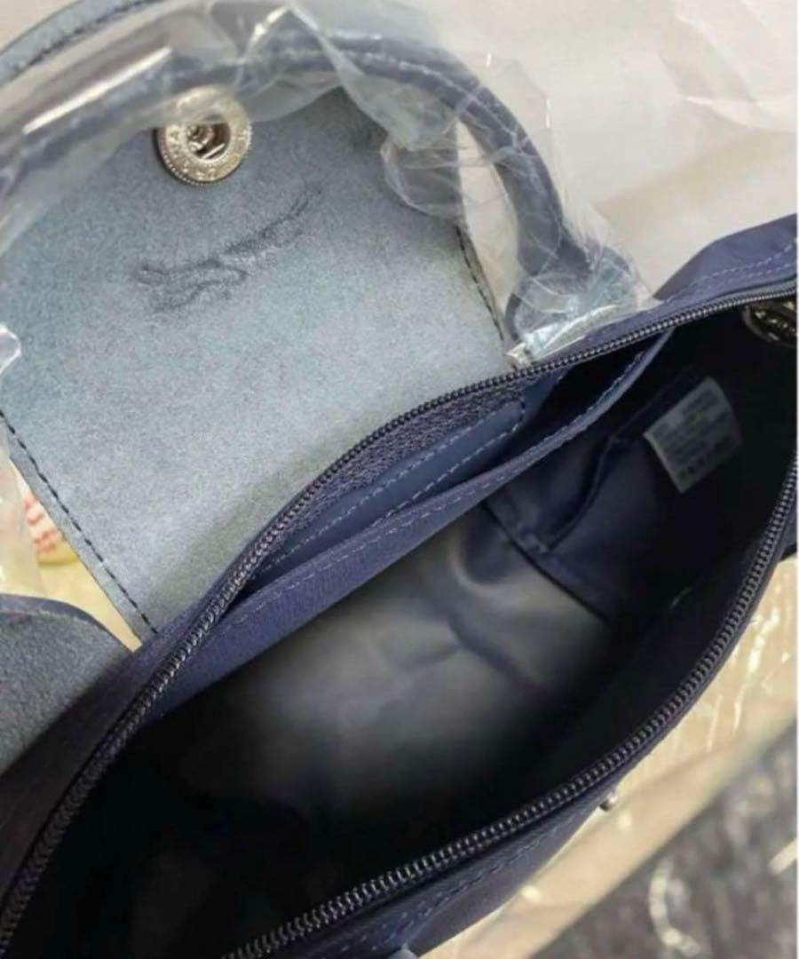 ロンシャン 2way ミニバッグ ネイビー★新品