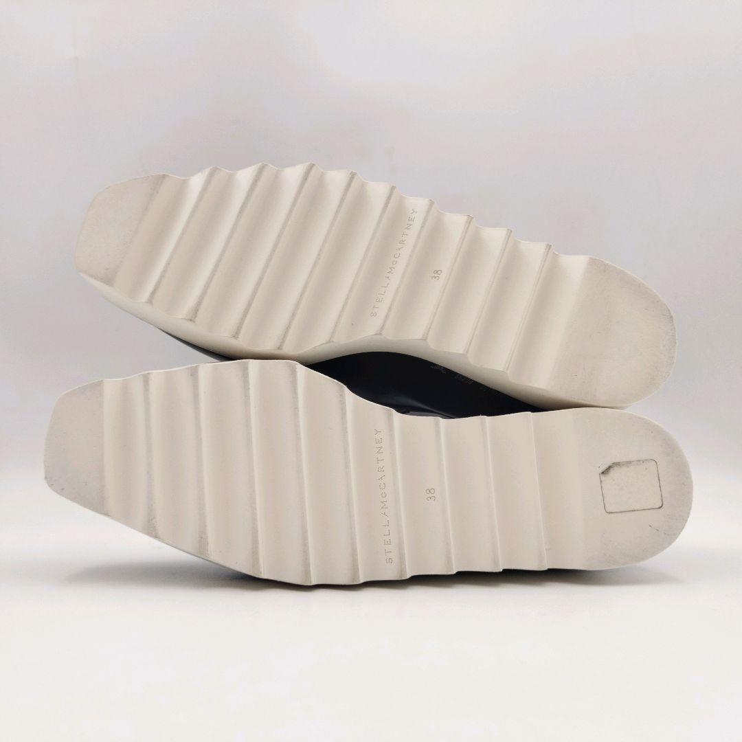 【現行・美品】ステラマッカートニー エリス 厚底 ストーン スニーカー 黒 38
