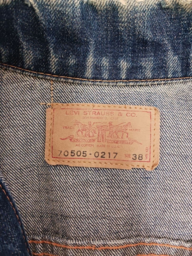 ジ*2様 Levi's リーバイス 70505 デニムジャケット ビッグE 38