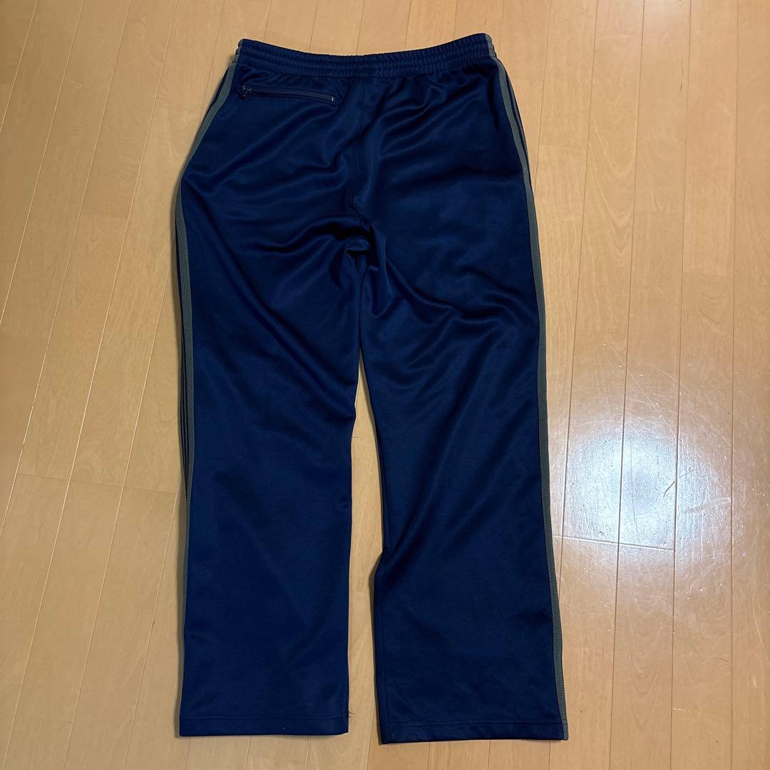 Needles別注 TrackPant PolySmooth Navy×Gray