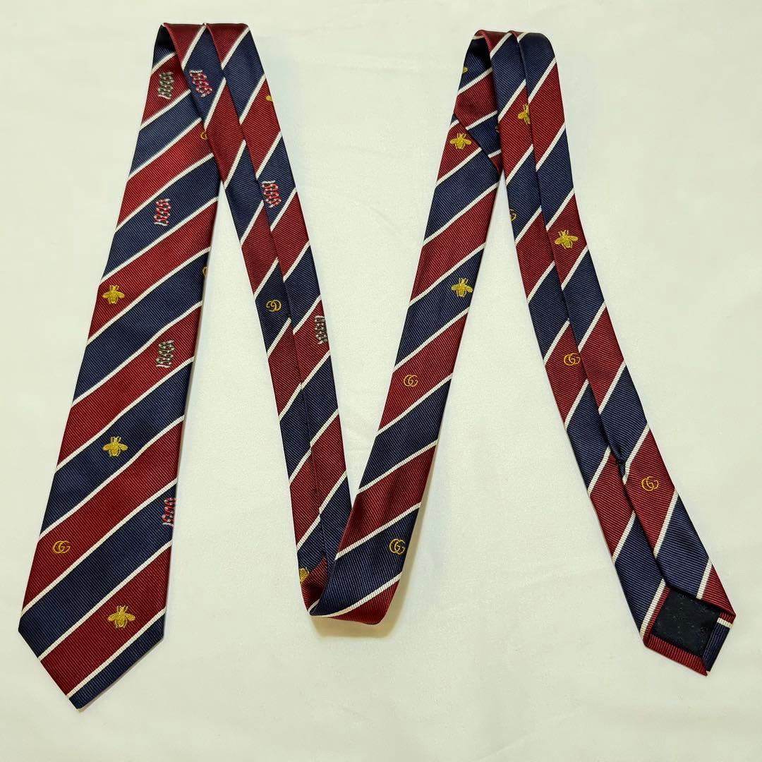 【美品】グッチ GG柄 インターロッキング ヘビ 蜂