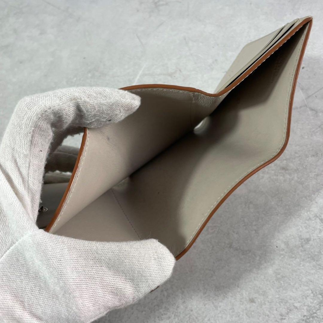 LOEWE ロエベ アナグラム トライフォールド 三つ折り財布 トープ