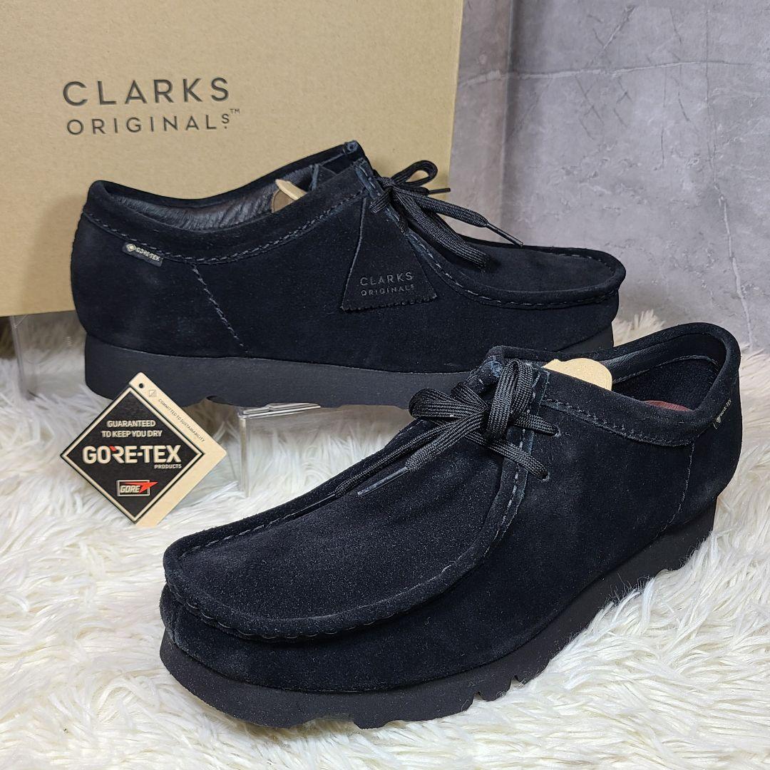【クラークス オリジナルズ】ワラビー GTX　GORE-TEX　ブラック