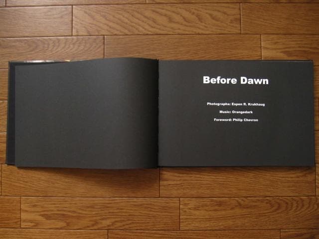 BEFORE DAWN　Espen Krukhaug　限定1000部