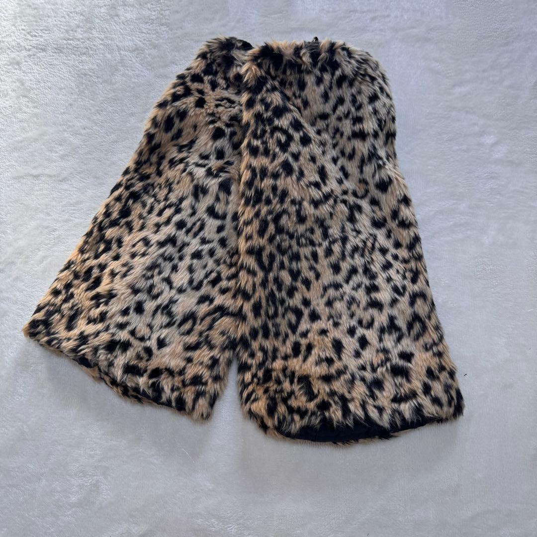 d.i.a. ギャル　y2k ヒョウ柄ファー　レッグウォーマー
