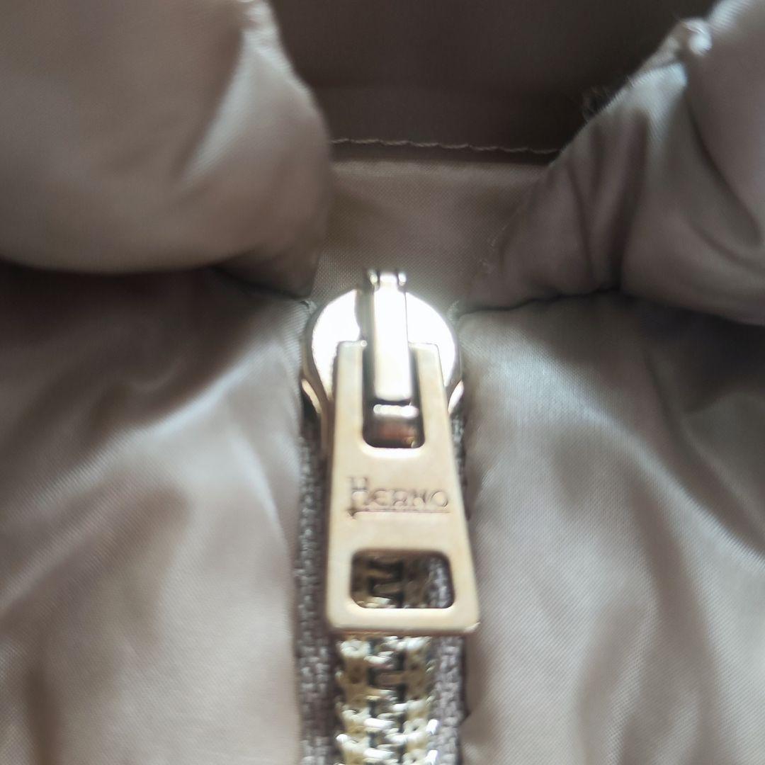 【未使用級】HERNO ヘルノ ダウンベスト キャメルゴールド 44 Lサイズ