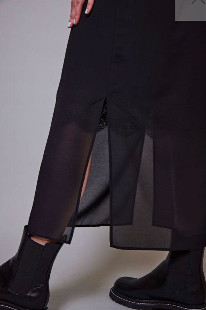 RITSUKO SHIRAHAMA 24冬コレクション 異素材ワンピ ほぼ未使用