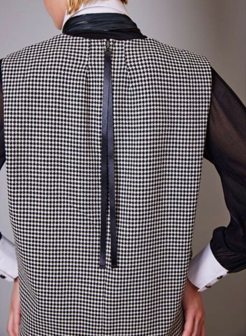 RITSUKO SHIRAHAMA 24冬コレクション 異素材ワンピ ほぼ未使用