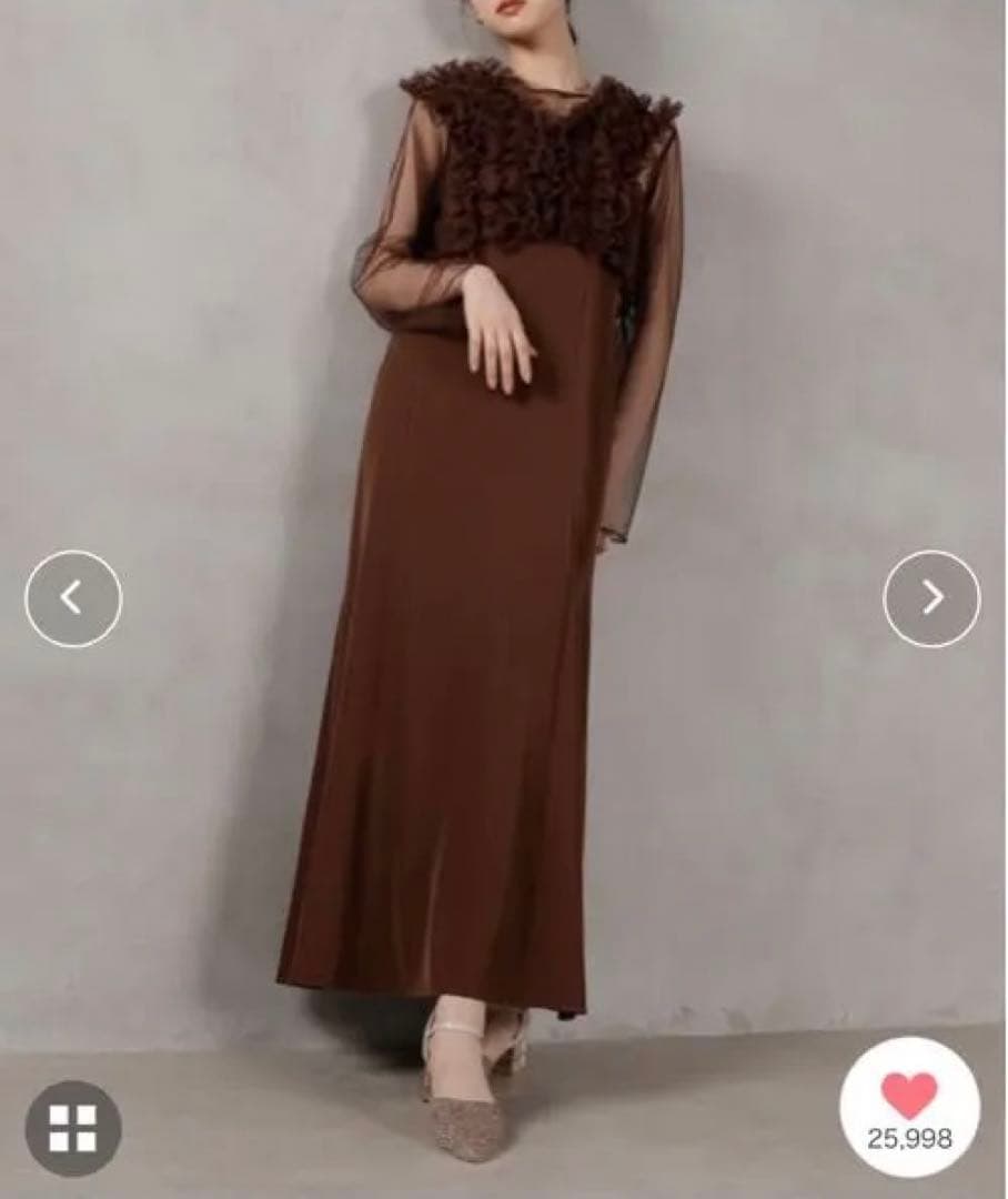 【U☺︎ 】kana ドレス 結婚式 お呼ばれ オケージョンドレス　Mサイズ