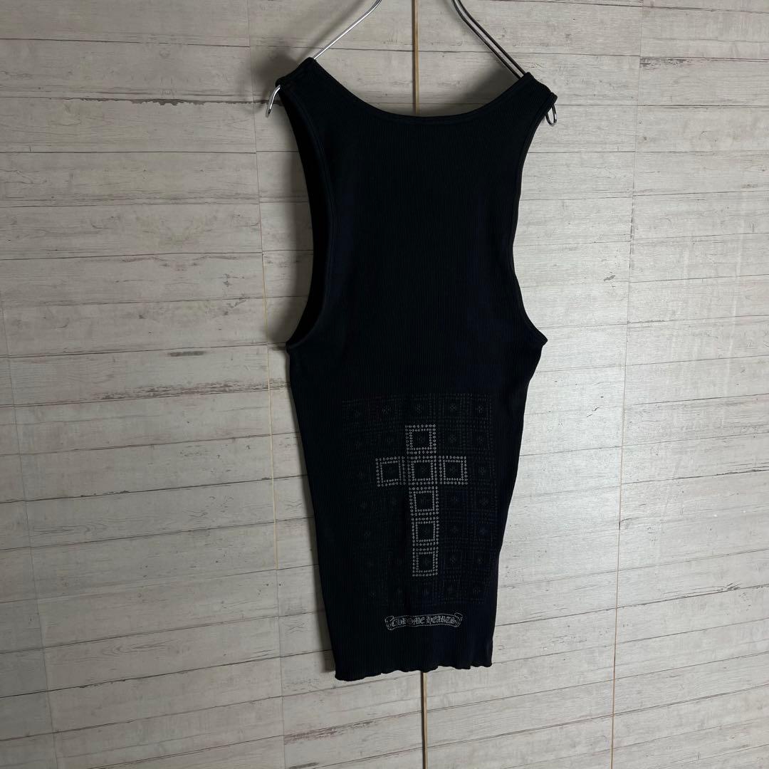 【最高デザイン】 クロムハーツ クロス ロゴ入り 希少サイズ XL タンクトップ