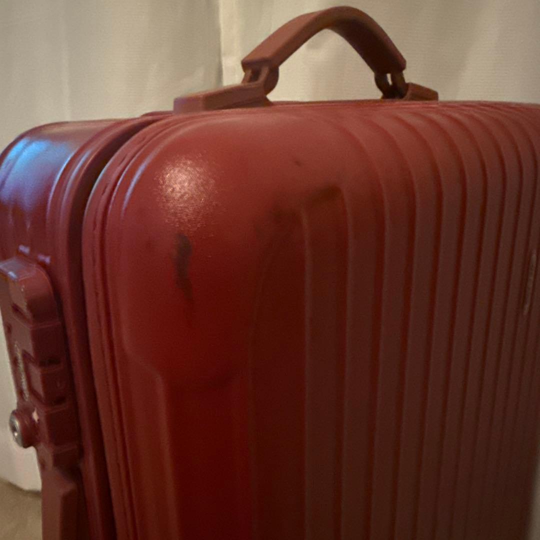 Rimowa　サルサ　35L 2輪　 red 機内持込　TSA 廃盤
