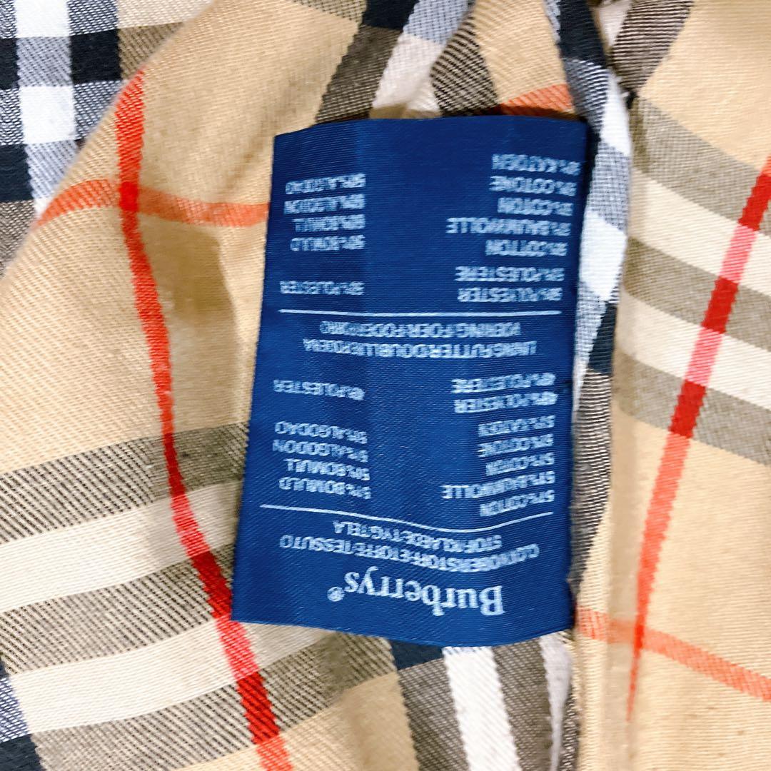 【逸品】バーバリーズ　ロングステンカラーコート　ライトベージュ　L相当