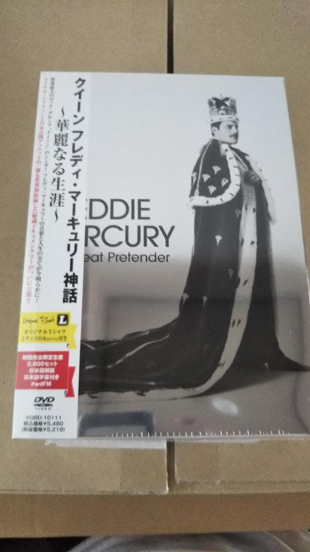 Queen フレディマーキュリーの神話　限定2000個　ＤＶＤ　Ｔシャツ付き