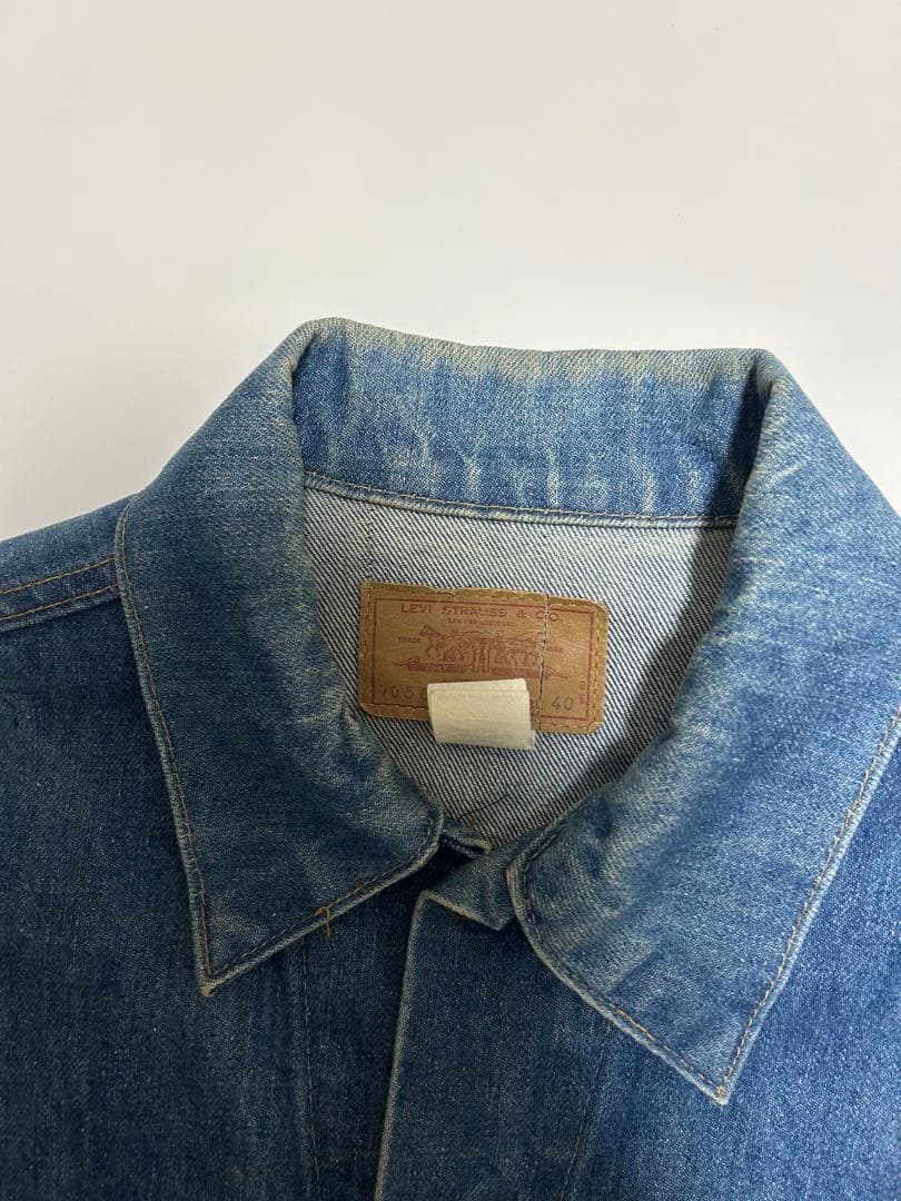 70s Levi's 70505 スモールe 4th サイズ40 ボタン裏52