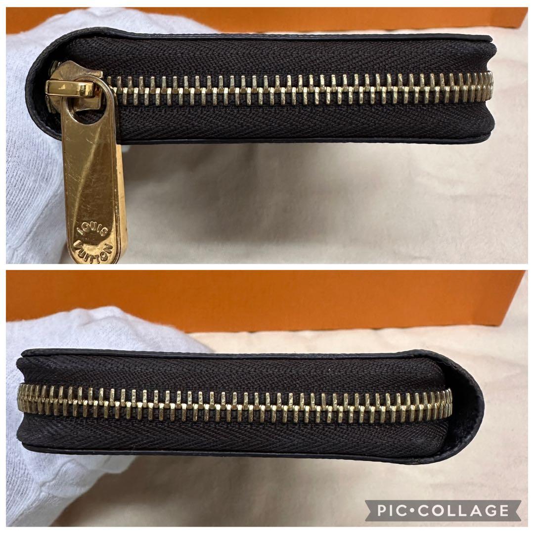 【極上品】ルイヴィトン ジッピー モノグラム リバース ジャイアントRFID