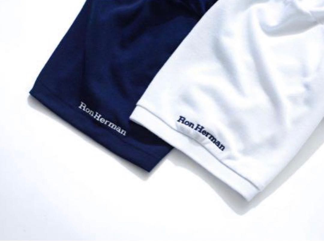 新品未使用　ロンハーマン別注　ラルフローレン　ポロシャツ Mサイズ　白