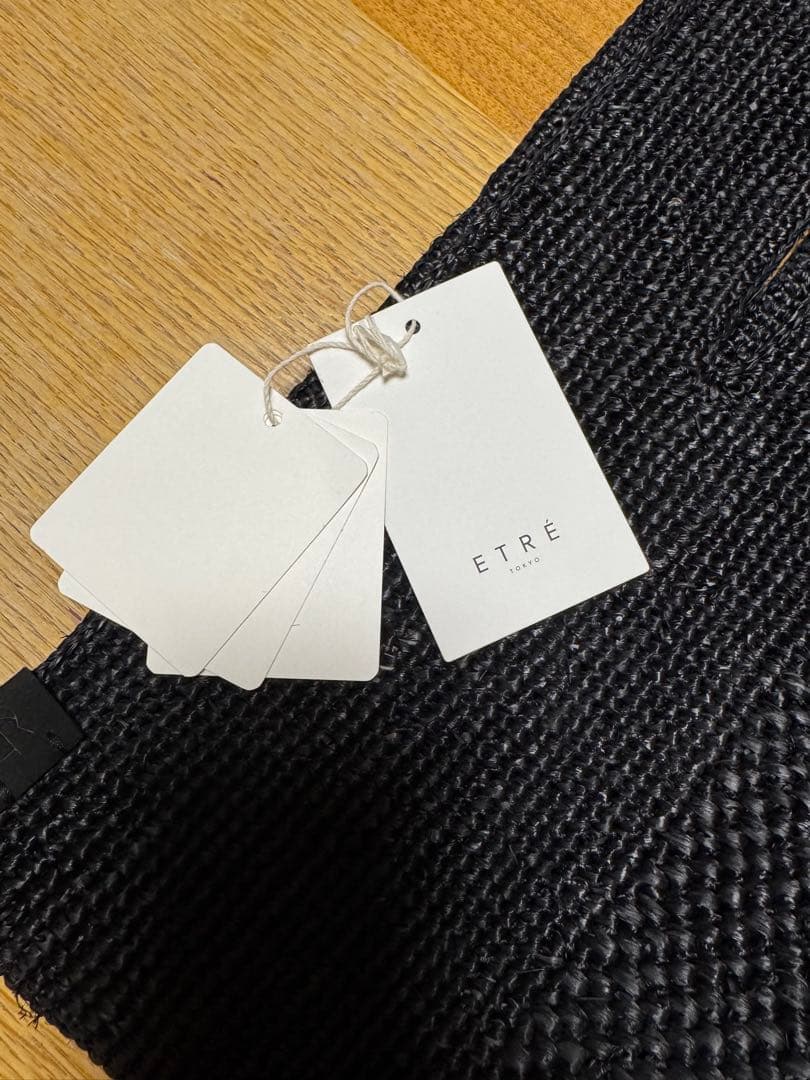 ETRE TOKYO ランドスケープラフィアバッグ