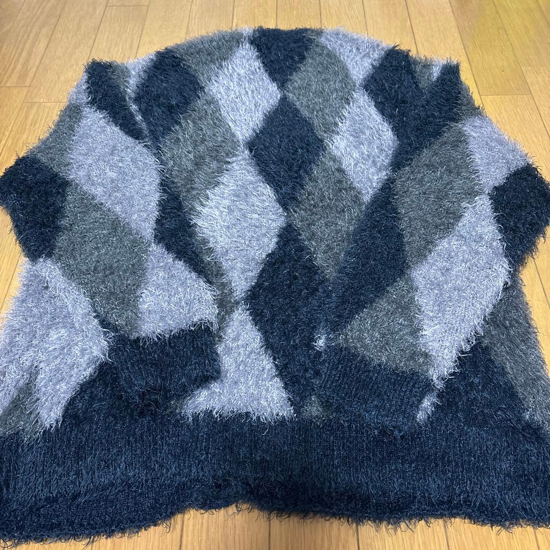 最終価格　Number (N)ine アーガイルカーディガン