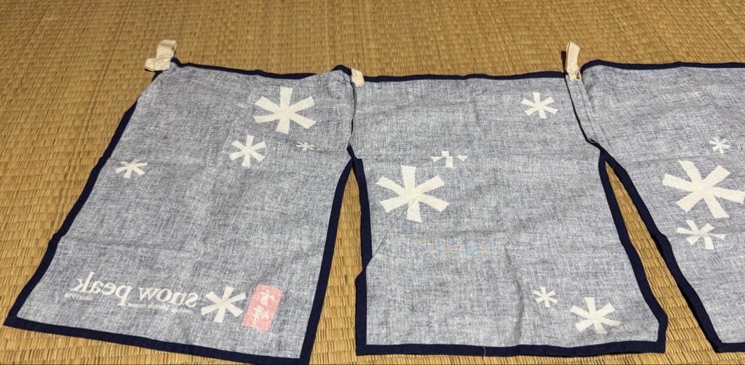 スノーピーク 雪峰祭 2014春 Noren 暖簾　限定品　希少　レア　スノピ