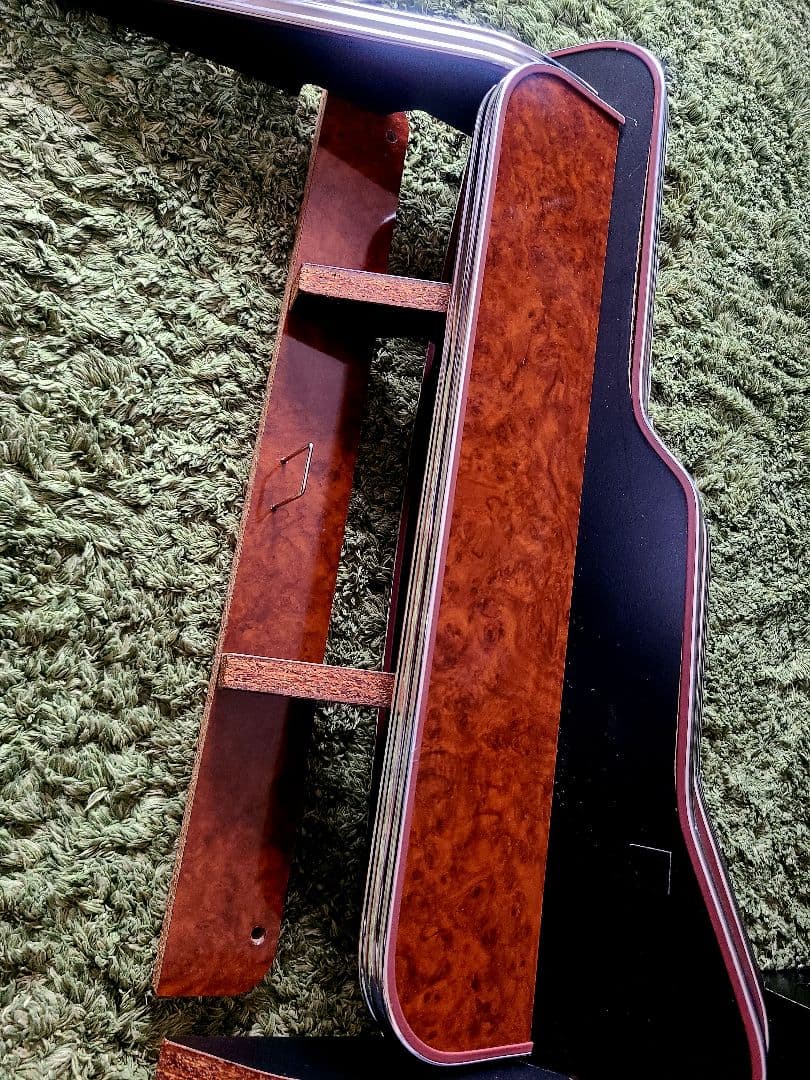 17クラウン専用　茶木目調フロントテーブル