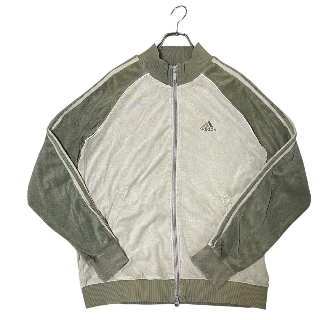 00s 希少 adidas アディダス ベロア トラックジャケット XL