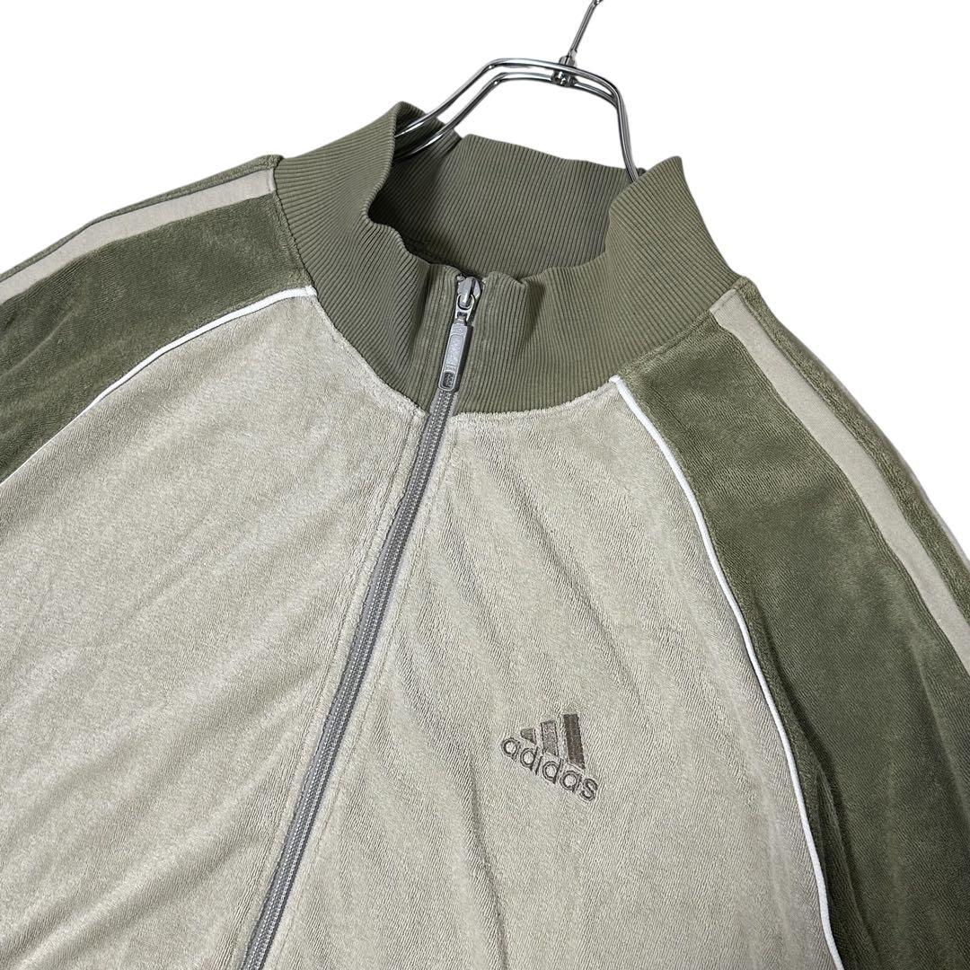 00s 希少 adidas アディダス ベロア トラックジャケット XL