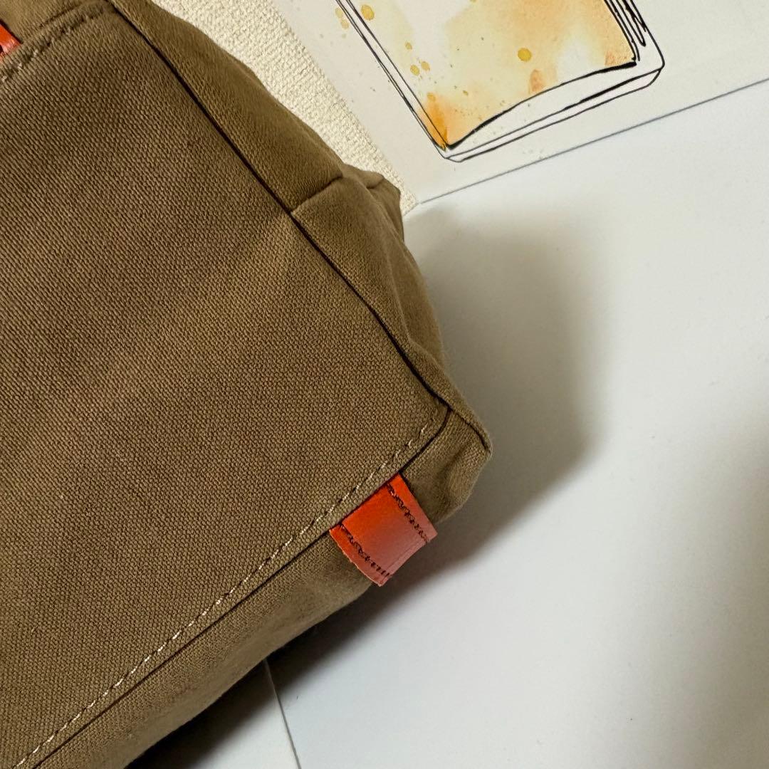 未使用品☆キソラ kissora トートバッグ 帆布 キャンバス レザー2way