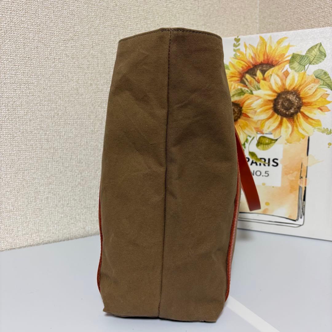 未使用品☆キソラ kissora トートバッグ 帆布 キャンバス レザー2way