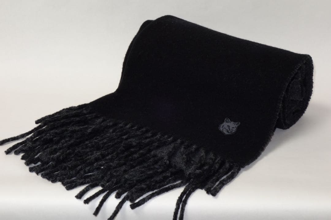 MAISON KITSUNE 大判 マフラー バージンウール