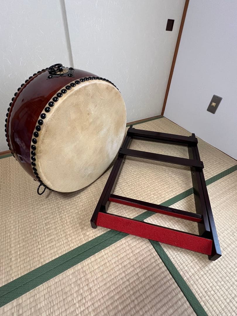 平太鼓　台座・ケース付き