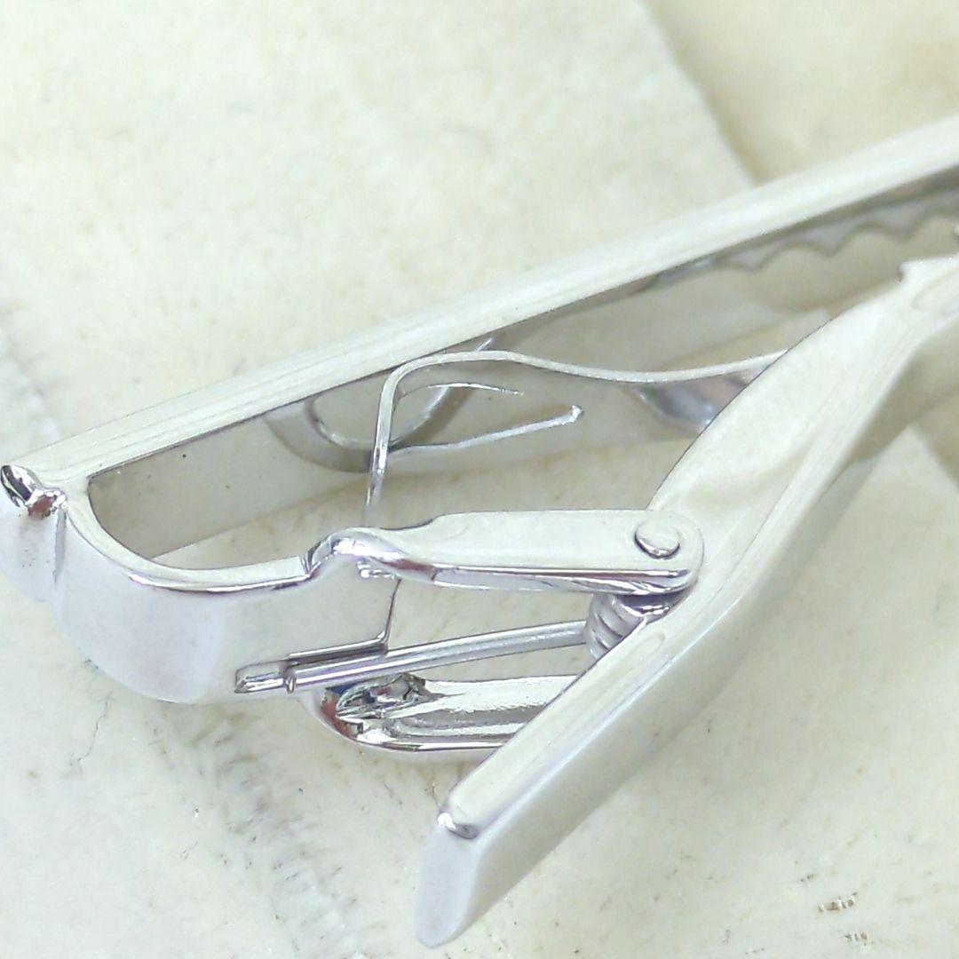 BURBERRY バーバリー タイピン ネクタイピン シルバーカラー ブラック