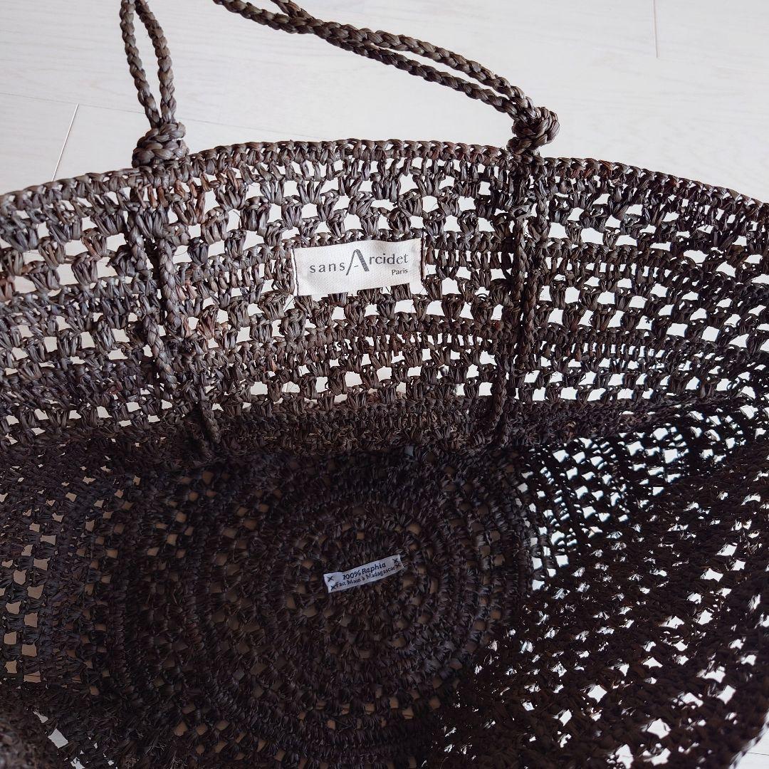 《新品・未使用》sans accident かごバッグ