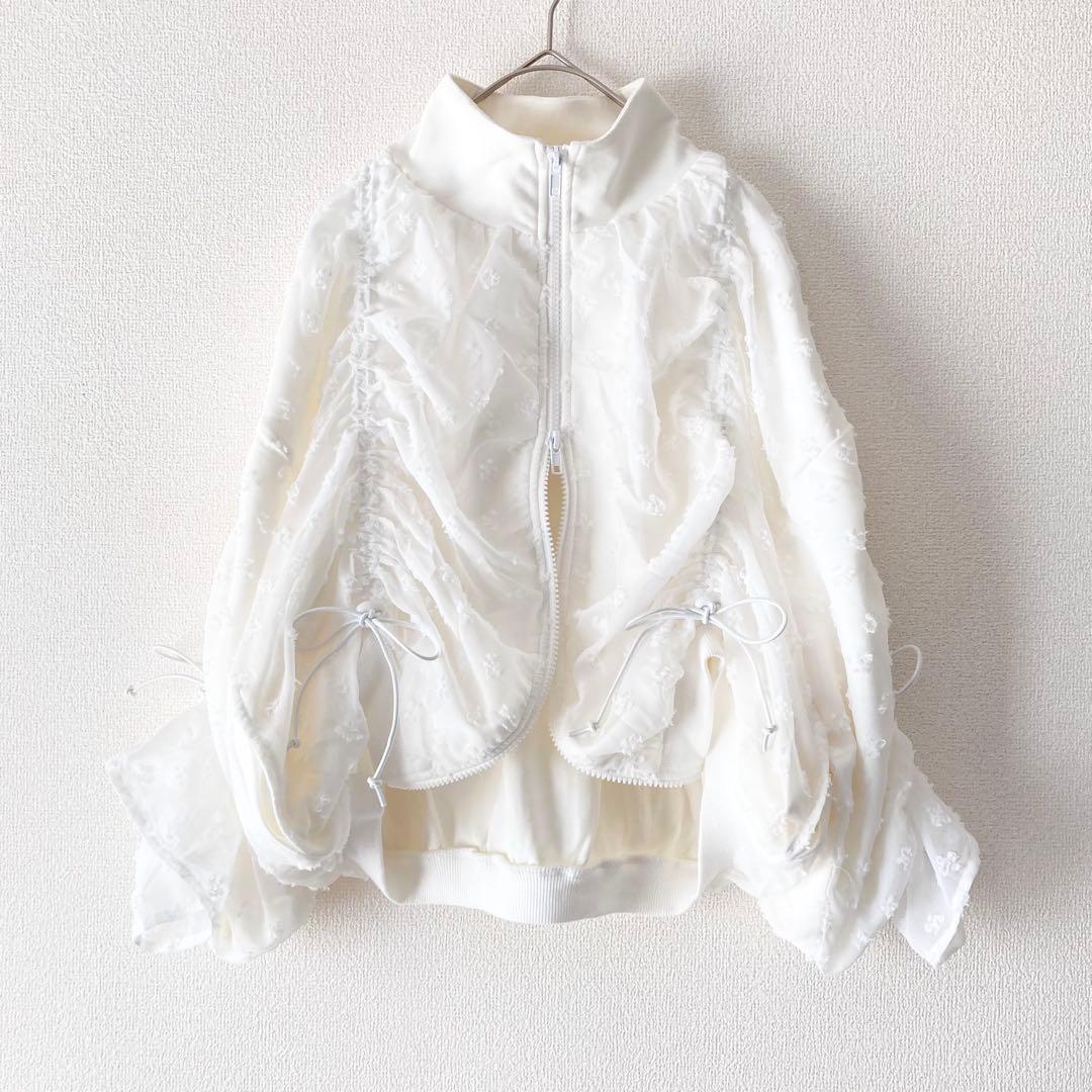 【美品】merry jenny トラックジャケット ホワイト