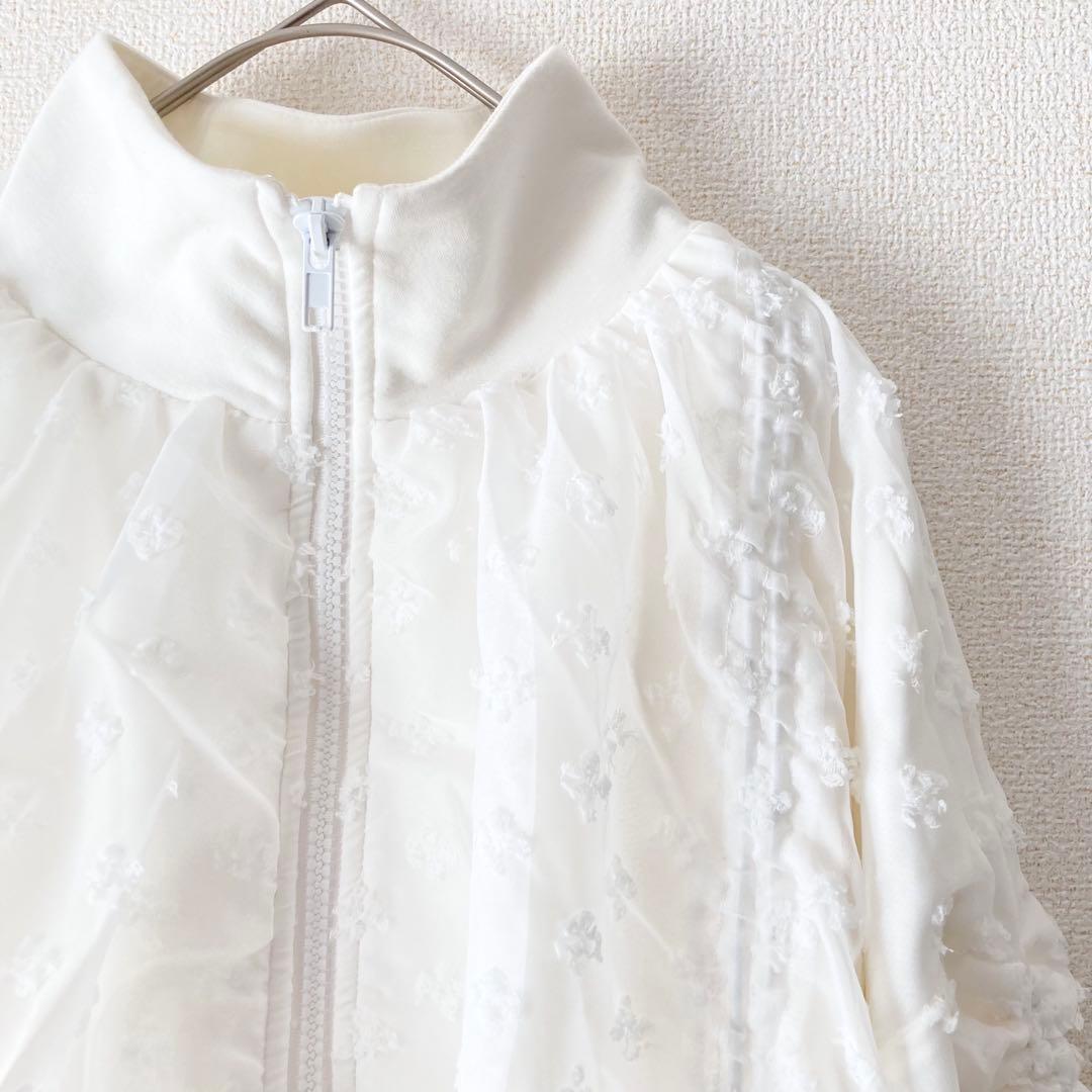 【美品】merry jenny トラックジャケット ホワイト