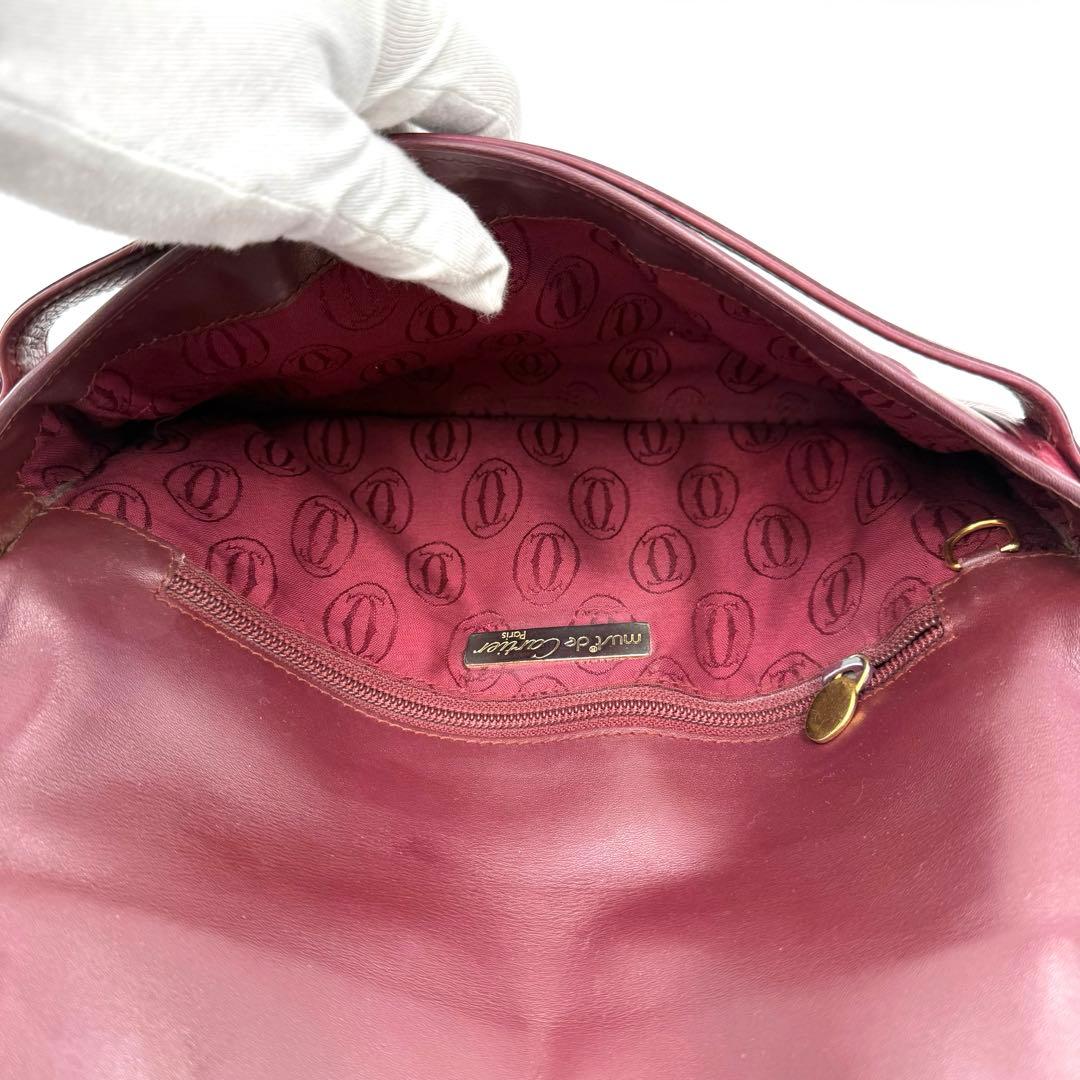 ✨良品✨Cartier カルティエ マストライン クラッチバッグ ボルドー