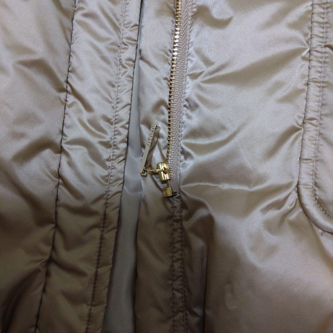 自由区　ダウンベスト 　ホワイトダック　オンワード樫山　大きい　サイズ44