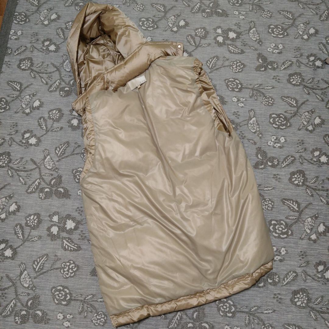 自由区　ダウンベスト 　ホワイトダック　オンワード樫山　大きい　サイズ44