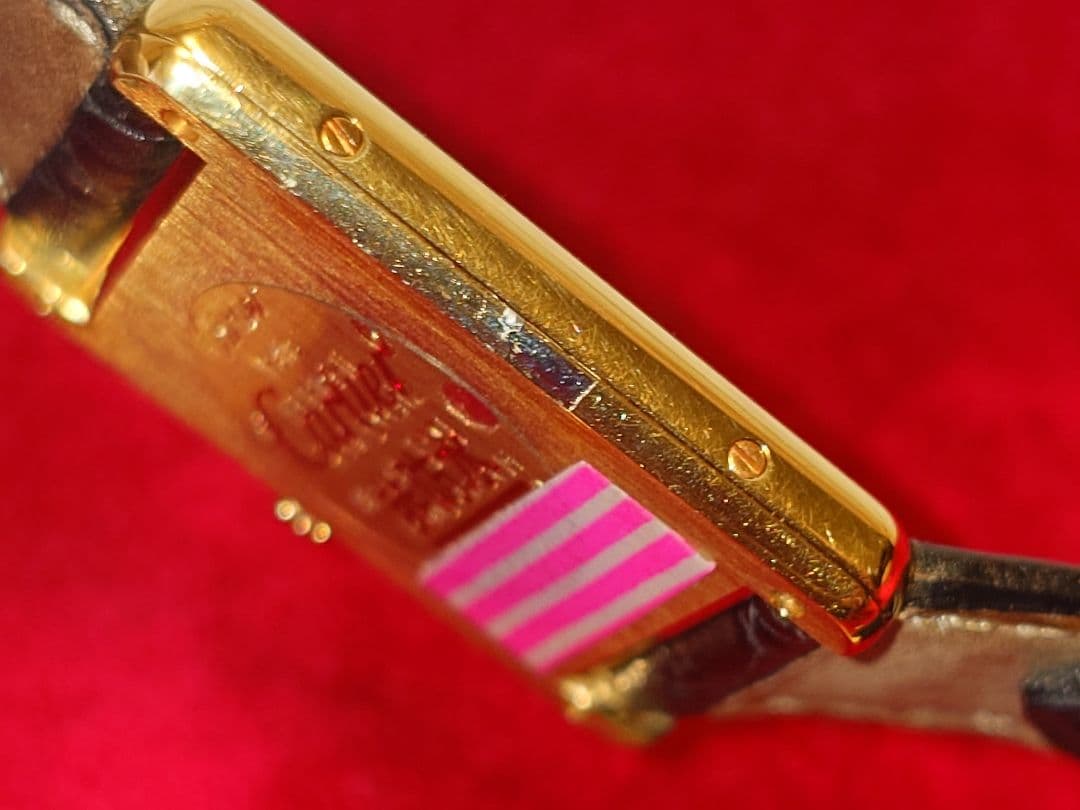 カルティエ マストタンク ヴェルメイユ アラビア文字盤 LM