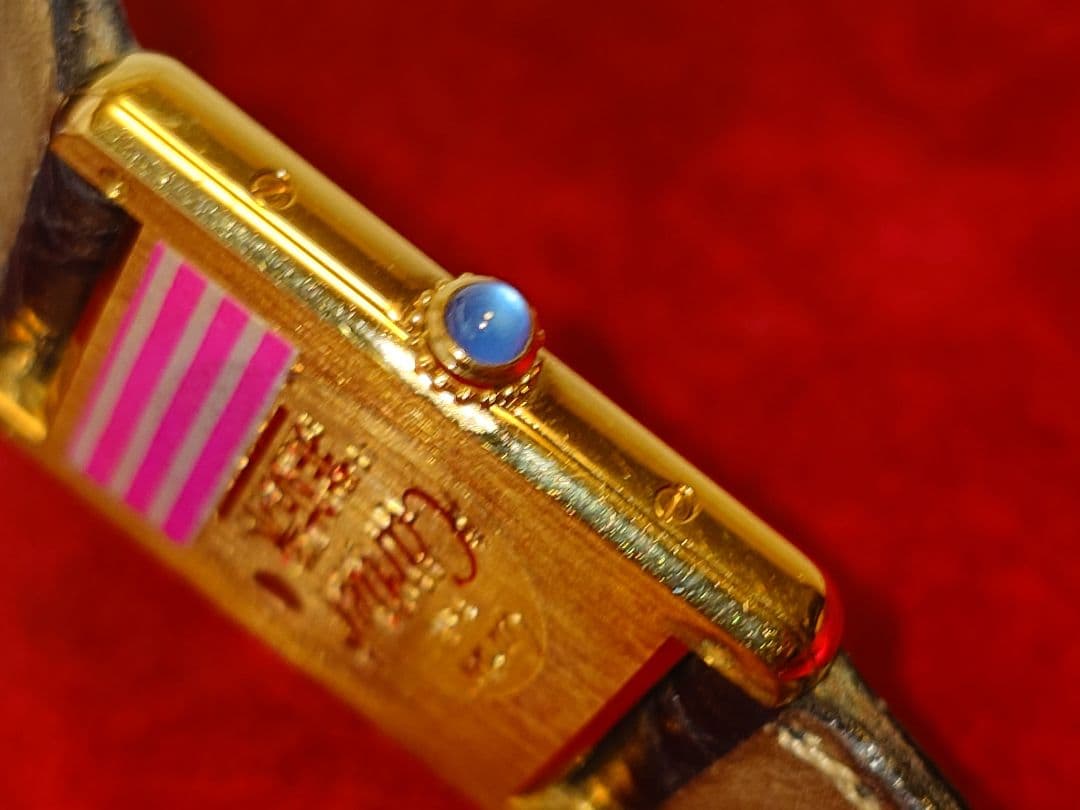 カルティエ マストタンク ヴェルメイユ アラビア文字盤 LM