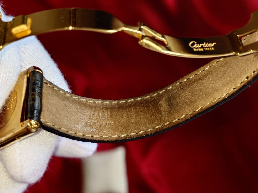 カルティエ マストタンク ヴェルメイユ アラビア文字盤 LM