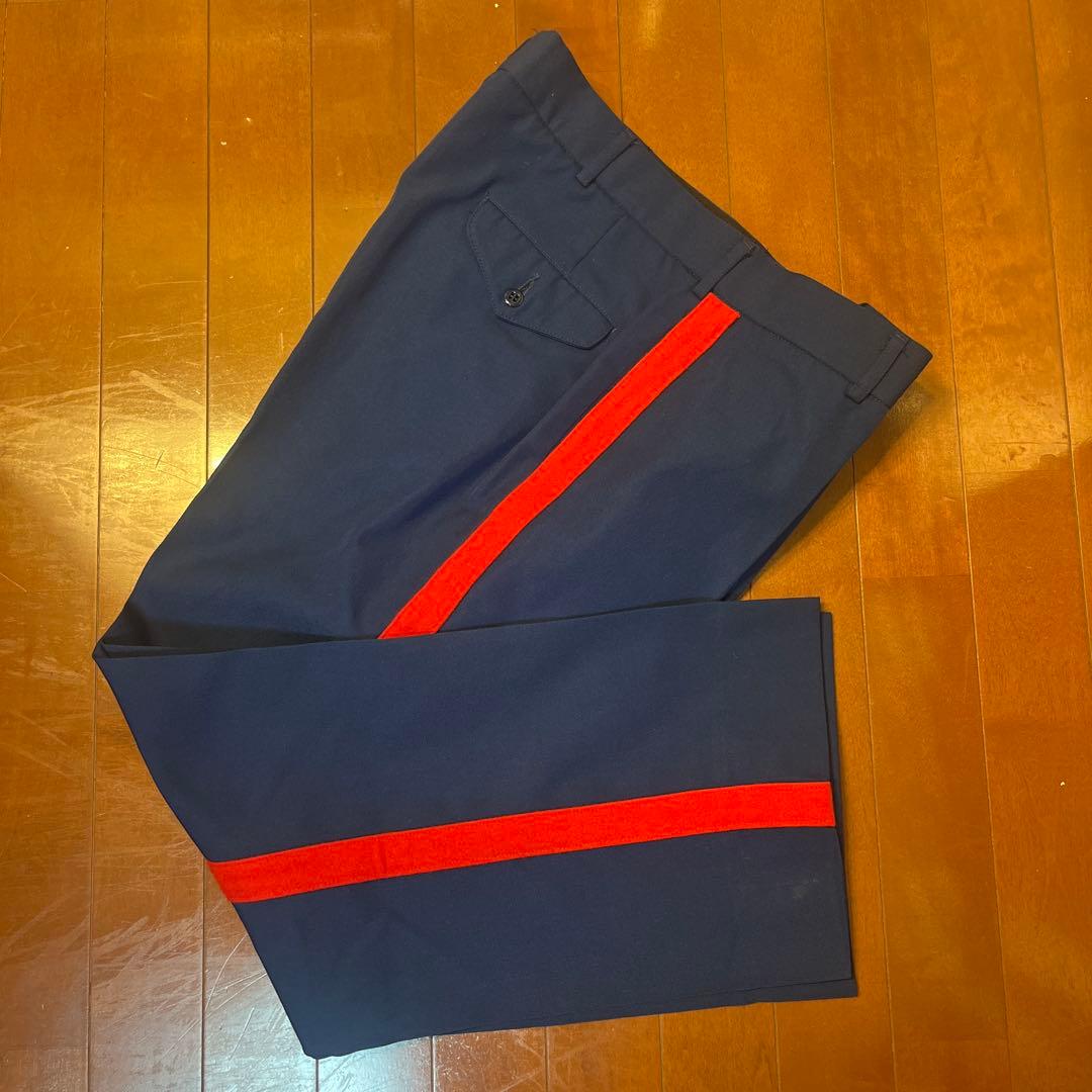 米海兵隊放出品 ブルードレス 上下セット ベルト付き