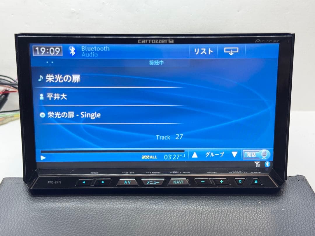 タッチパネル新品 AVIC-ZH77 2018年地図 新品ファン カロッツェリア