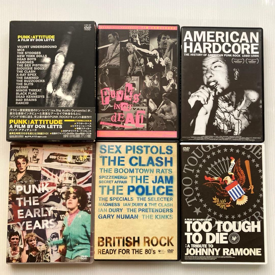 パンク　DVD 18枚　sex pistols the clash